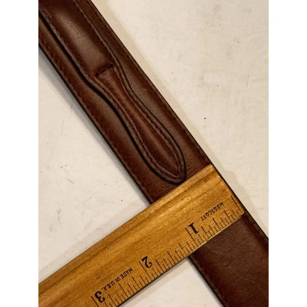 38 3 D Belt Company Brown Leather Ranger Belt Western